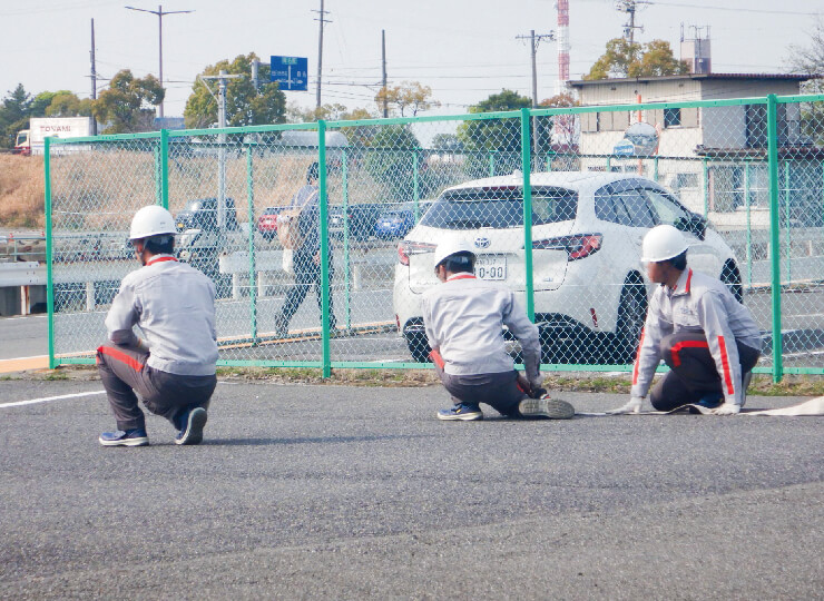 新入社員教育の様子の写真