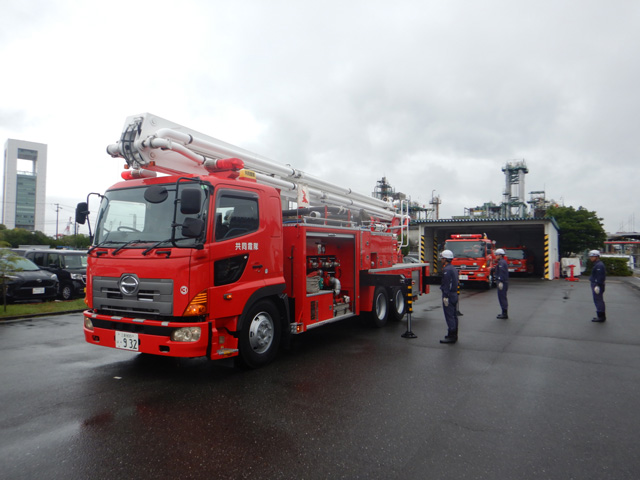 ＜霞消防センターでの訓練風景＞